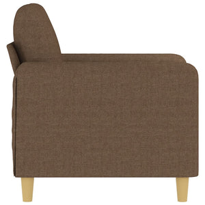Fauteuil Marron 60 cm Tissu