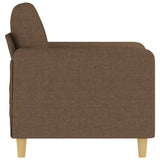Fauteuil Marron 60 cm Tissu