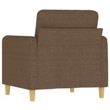 Fauteuil Marron 60 cm Tissu