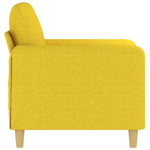 Fauteuil Jaune clair 60 cm Tissu
