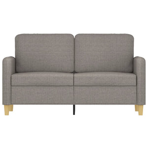 Canapé à 2 places Taupe 120 cm Tissu