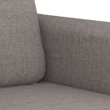 Canapé à 2 places Taupe 120 cm Tissu