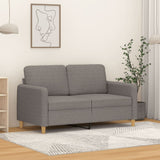 Canapé à 2 places Taupe 120 cm Tissu