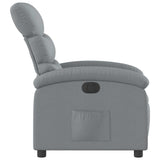 Fauteuil inclinable électrique Gris clair Tissu