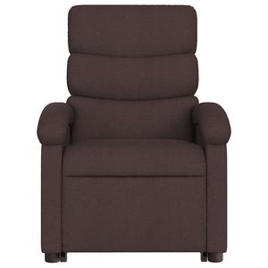 Fauteuil inclinable marron foncé tissu