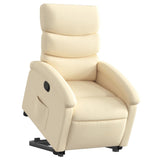 Fauteuil inclinable Crème Tissu