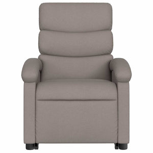 Fauteuil inclinable électrique taupe tissu