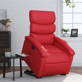 Fauteuil inclinable Rouge Similicuir