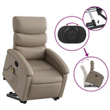 Fauteuil inclinable de massage Cappuccino Similicuir