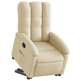 Fauteuil inclinable Crème Tissu