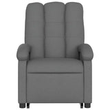 Fauteuil inclinable électrique gris foncé tissu