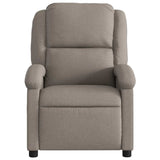 Fauteuil inclinable électrique Taupe Tissu