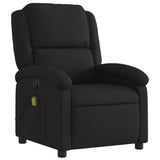 Fauteuil de massage inclinable électrique Noir Tissu