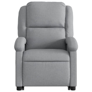 Fauteuil inclinable Gris clair Tissu