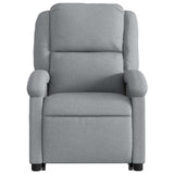 Fauteuil de massage inclinable Gris clair Tissu