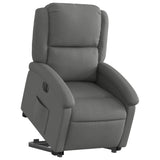 Fauteuil inclinable électrique gris foncé tissu