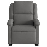 Fauteuil inclinable électrique gris foncé tissu