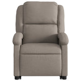 Fauteuil inclinable électrique taupe tissu