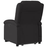 Fauteuil inclinable de massage électrique Noir Tissu