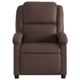 Fauteuil inclinable électrique Marron Similicuir