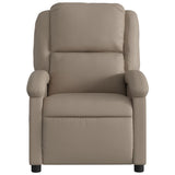 Fauteuil de massage inclinable électrique cappuccino similicuir