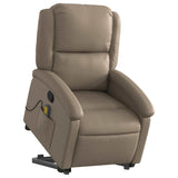 Fauteuil inclinable de massage Cappuccino Similicuir