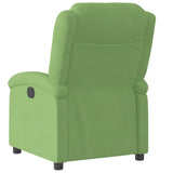 Fauteuil inclinable électrique vert clair velours