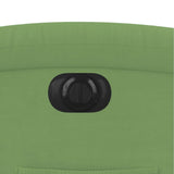 Fauteuil inclinable électrique vert clair velours