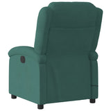 Fauteuil inclinable de massage électrique vert foncé velours