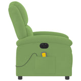 Fauteuil inclinable de massage électrique vert clair velours