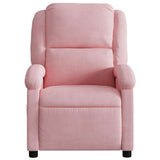 Fauteuil inclinable de massage électrique rose velours