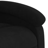 Fauteuil inclinable de massage électrique noir velours