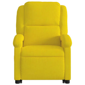 Fauteuil inclinable Jaune Velours