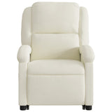 Fauteuil inclinable Crème Velours