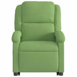Fauteuil de massage inclinable Vert clair Velours
