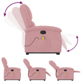 Fauteuil de massage inclinable Rose Velours