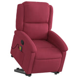 Fauteuil de massage inclinable Rouge bordeaux Velours
