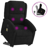 Fauteuil de massage inclinable Noir Velours