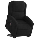 Fauteuil de massage inclinable Noir Velours
