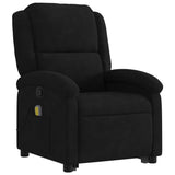 Fauteuil de massage inclinable Noir Velours