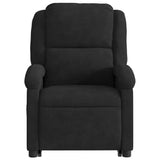 Fauteuil de massage inclinable Noir Velours
