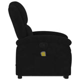 Fauteuil de massage inclinable Noir Velours
