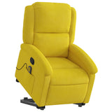 Fauteuil de massage inclinable Jaune Velours