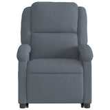 Fauteuil inclinable électrique gris foncé velours