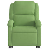 Fauteuil inclinable de massage électrique vert clair velours