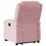 Fauteuil inclinable de massage électrique rose velours