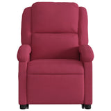 Fauteuil inclinable de massage électrique rouge bordeaux
