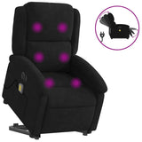 Fauteuil inclinable de massage électrique noir velours