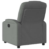 Fauteuil inclinable électrique Gris foncé Tissu
