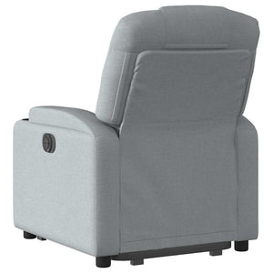 Fauteuil inclinable Gris clair Tissu